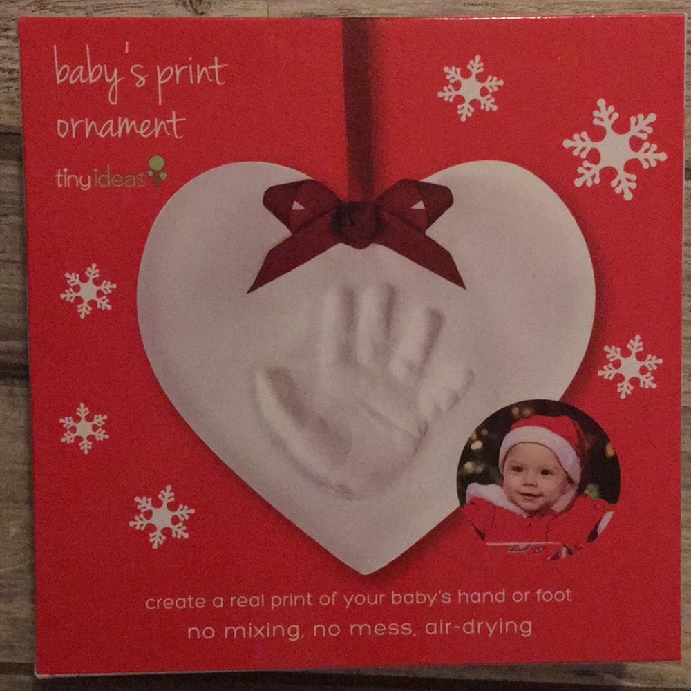 Sale 3 for $20 NWT baby print ornament